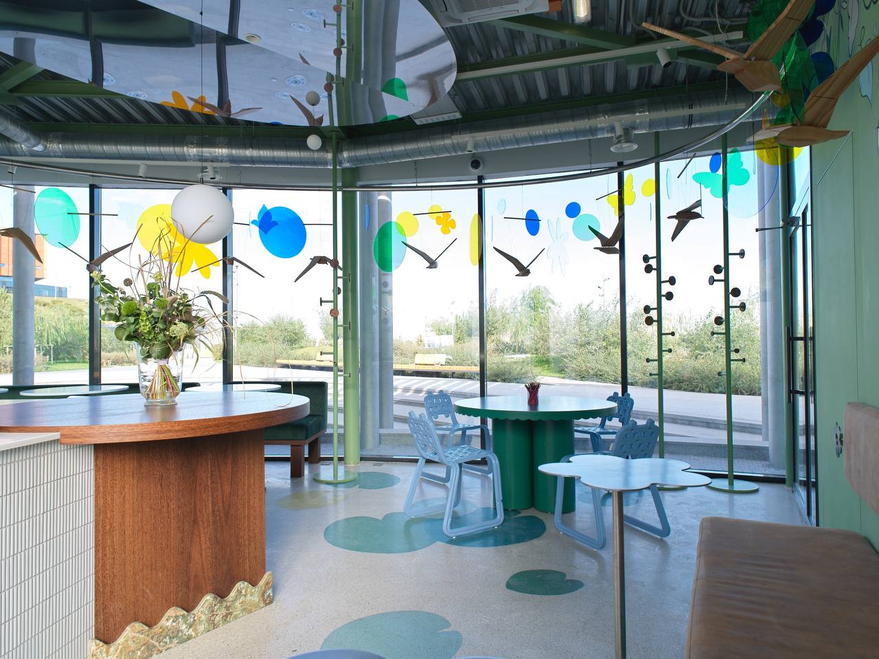 Design Terrazzo в кафе парка Елмай
