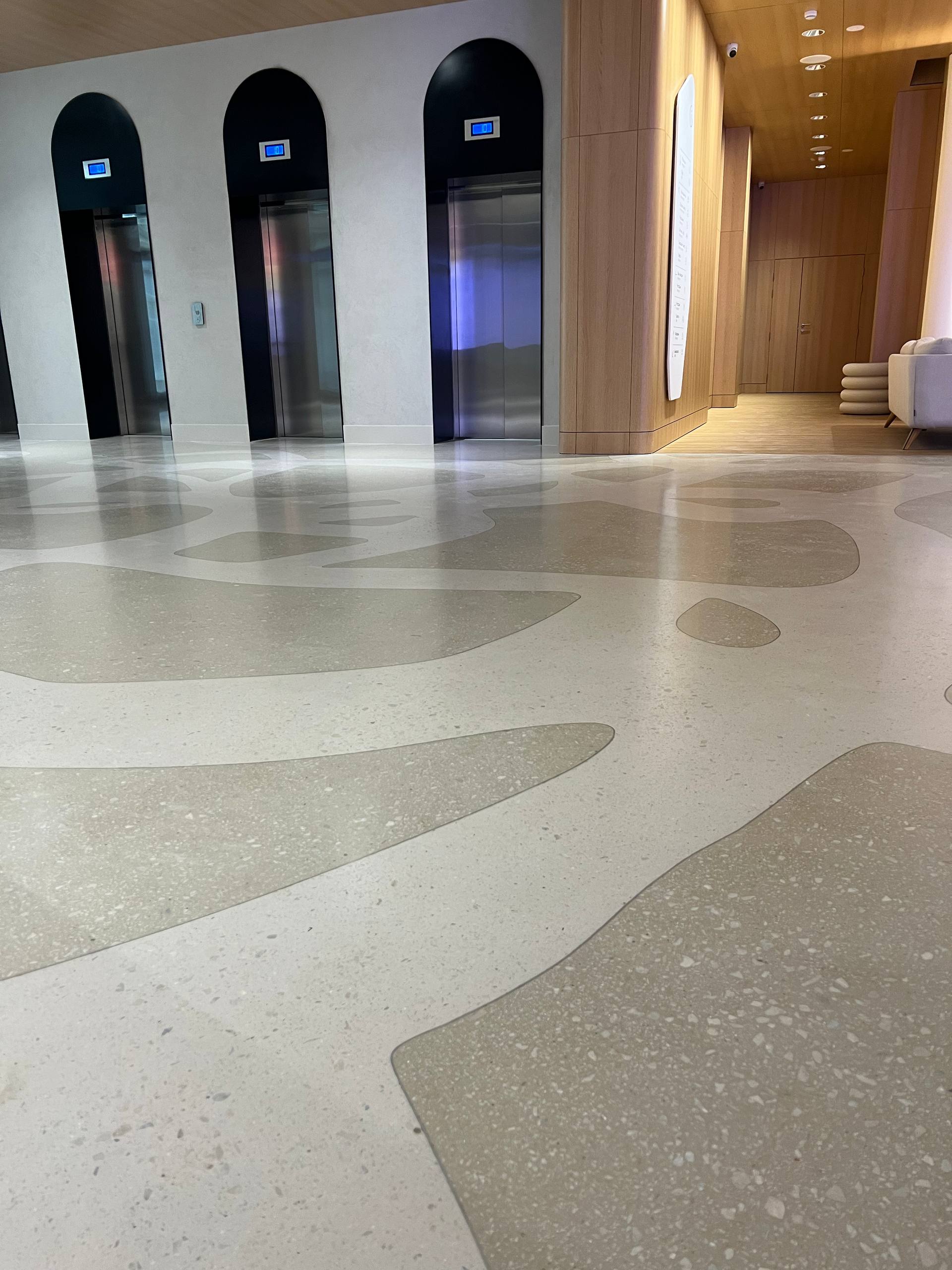 Design Terrazzo в VIP-отделении ПСБ